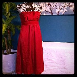 Banana Republic Red Cocktail Dress